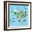 Bali Indonesia Map and Travel Eps 10 Format-Sajja-Framed Art Print