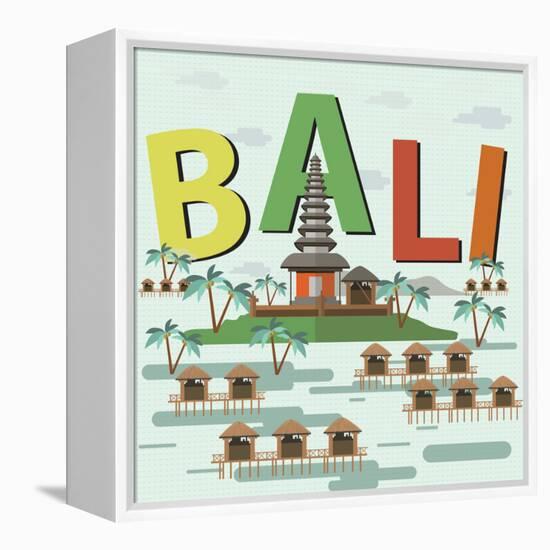 Bali Indonesia-Sajja-Framed Stretched Canvas
