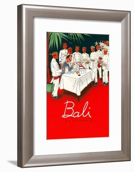 Bali Restaurant, Amsterdam, Netherlands-null-Framed Art Print