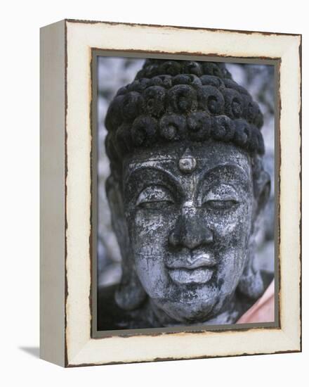Balinese Buddha Sculpture-Alison Wright-Framed Premier Image Canvas