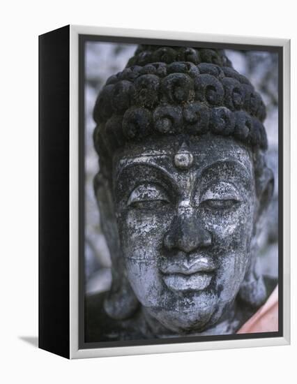 Balinese Buddha Sculpture-Alison Wright-Framed Premier Image Canvas