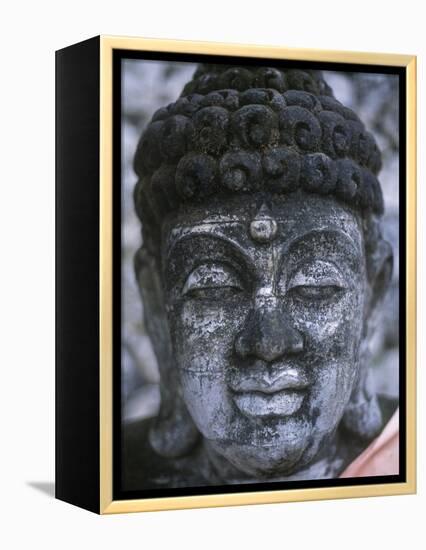 Balinese Buddha Sculpture-Alison Wright-Framed Premier Image Canvas