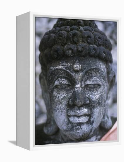 Balinese Buddha Sculpture-Alison Wright-Framed Premier Image Canvas