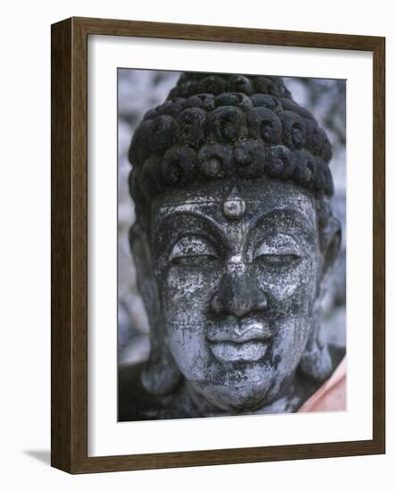 Balinese Buddha Sculpture-Alison Wright-Framed Photographic Print