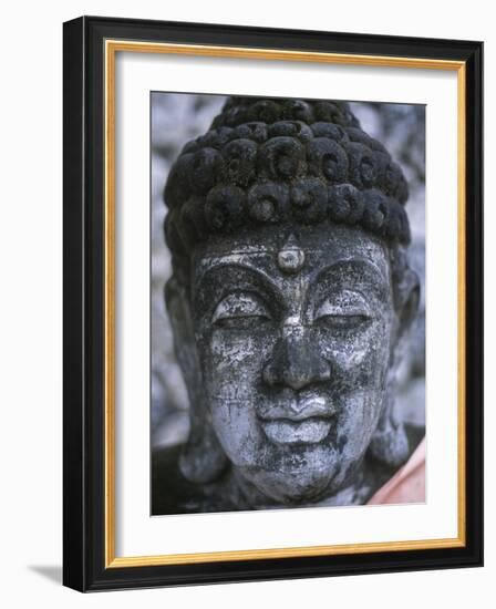 Balinese Buddha Sculpture-Alison Wright-Framed Photographic Print