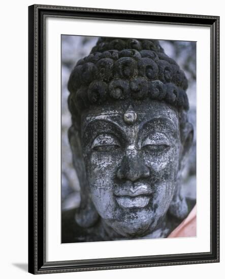 Balinese Buddha Sculpture-Alison Wright-Framed Photographic Print