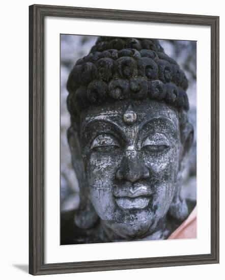 Balinese Buddha Sculpture-Alison Wright-Framed Photographic Print