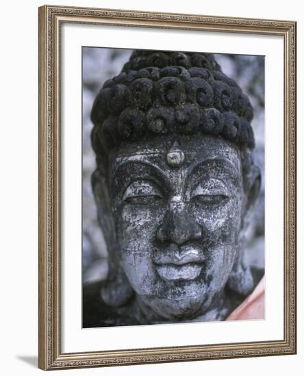 Balinese Buddha Sculpture-Alison Wright-Framed Photographic Print