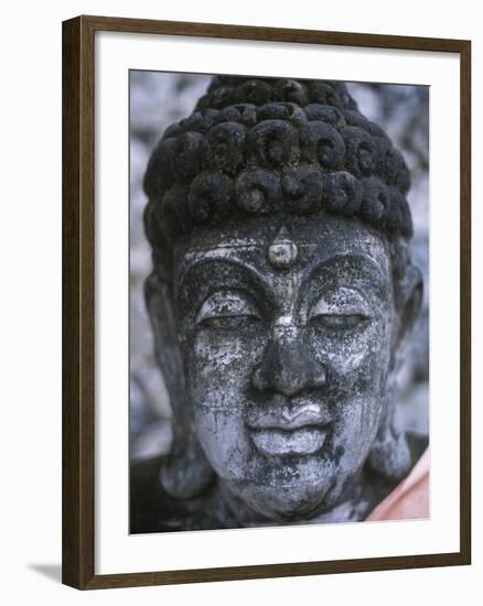 Balinese Buddha Sculpture-Alison Wright-Framed Photographic Print