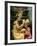 Balinese Dancers in Front of Temple in Ubud, Bali, Indonesia-Jim Zuckerman-Framed Photographic Print