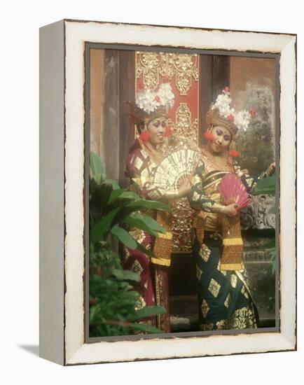 Balinese Legong Dancers, Indonesia-Stuart Westmorland-Framed Premier Image Canvas