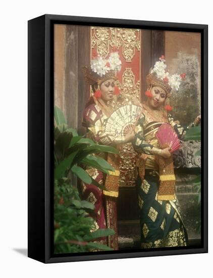 Balinese Legong Dancers, Indonesia-Stuart Westmorland-Framed Premier Image Canvas