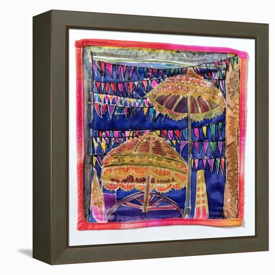 Balinese parasols, 2005-Hilary Simon-Framed Premier Image Canvas