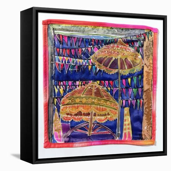Balinese parasols, 2005-Hilary Simon-Framed Premier Image Canvas