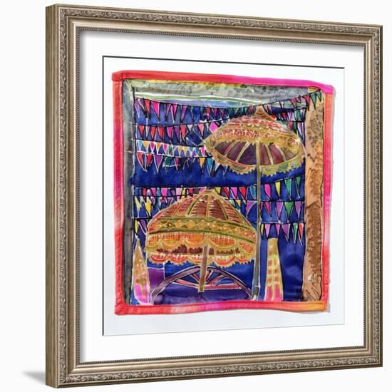 Balinese parasols, 2005-Hilary Simon-Framed Giclee Print