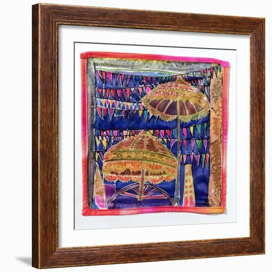 Balinese parasols, 2005-Hilary Simon-Framed Giclee Print