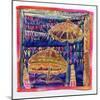 Balinese parasols, 2005-Hilary Simon-Mounted Giclee Print