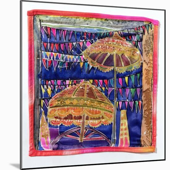 Balinese parasols, 2005-Hilary Simon-Mounted Giclee Print