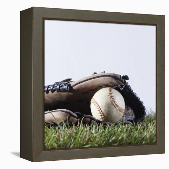 Ball and Mitt-Sean Justice-Framed Premier Image Canvas