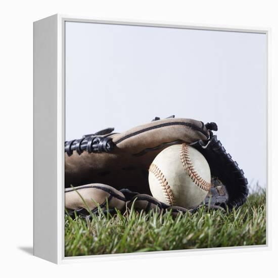 Ball and Mitt-Sean Justice-Framed Premier Image Canvas