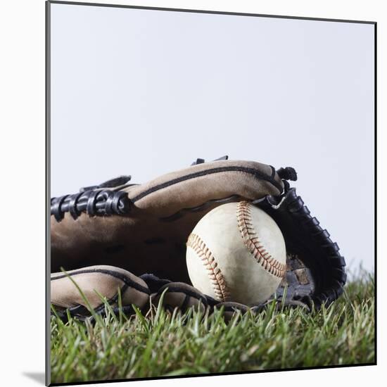 Ball and Mitt-Sean Justice-Mounted Photographic Print