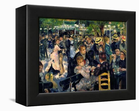 Ball at the Moulin De La Galette, 1876-Pierre-Auguste Renoir-Framed Premier Image Canvas