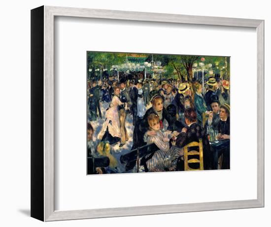 Ball at the Moulin De La Galette, 1876-Pierre-Auguste Renoir-Framed Premium Giclee Print