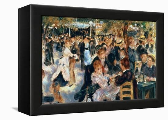 Ball at the Moulin De La Galette, 1876-Pierre-Auguste Renoir-Framed Premier Image Canvas