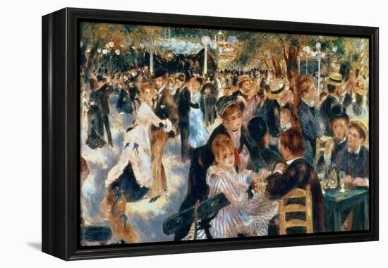 Ball at the Moulin De La Galette, 1876-Pierre-Auguste Renoir-Framed Premier Image Canvas