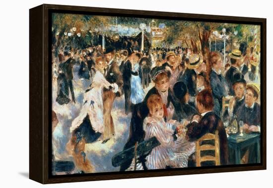 Ball at the Moulin De La Galette, 1876-Pierre-Auguste Renoir-Framed Premier Image Canvas