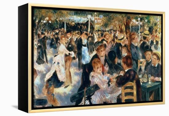 Ball at the Moulin De La Galette, 1876-Pierre-Auguste Renoir-Framed Premier Image Canvas