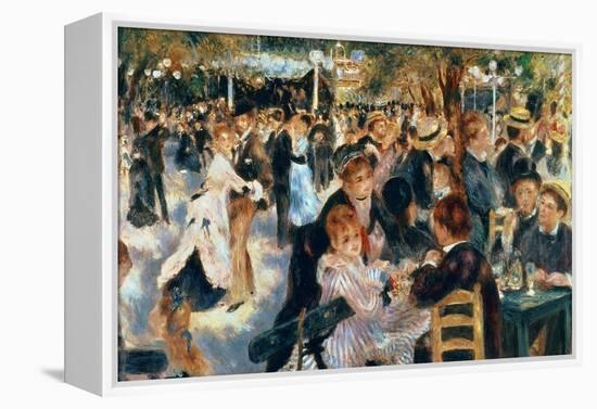 Ball at the Moulin De La Galette, 1876-Pierre-Auguste Renoir-Framed Premier Image Canvas