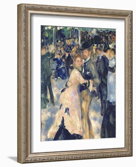 Ball at the Moulin De La Galette, 1876-Pierre-Auguste Renoir-Framed Giclee Print