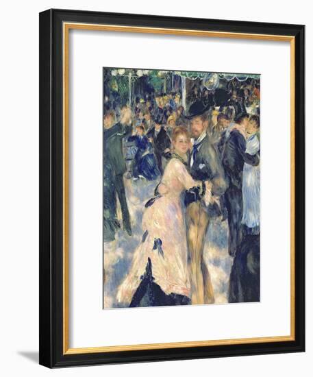 Ball at the Moulin De La Galette, 1876-Pierre-Auguste Renoir-Framed Giclee Print