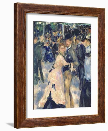 Ball at the Moulin De La Galette, 1876-Pierre-Auguste Renoir-Framed Giclee Print