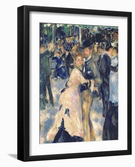 Ball at the Moulin De La Galette, 1876-Pierre-Auguste Renoir-Framed Giclee Print