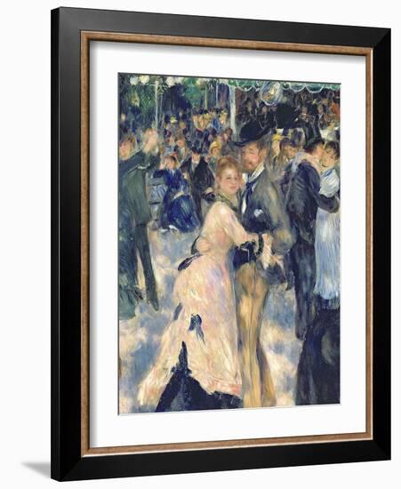 Ball at the Moulin De La Galette, 1876-Pierre-Auguste Renoir-Framed Giclee Print