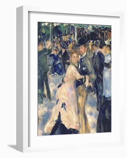 Ball at the Moulin De La Galette, 1876-Pierre-Auguste Renoir-Framed Giclee Print