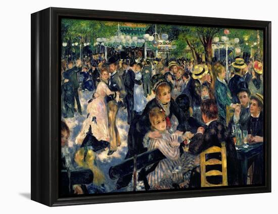 Ball at the Moulin De La Galette, 1876-Pierre-Auguste Renoir-Framed Premier Image Canvas