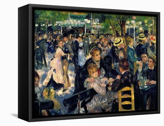 Ball at the Moulin De La Galette, 1876-Pierre-Auguste Renoir-Framed Premier Image Canvas