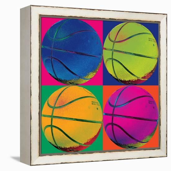 Ball Four-Basketball-Hugo Wild-Framed Stretched Canvas