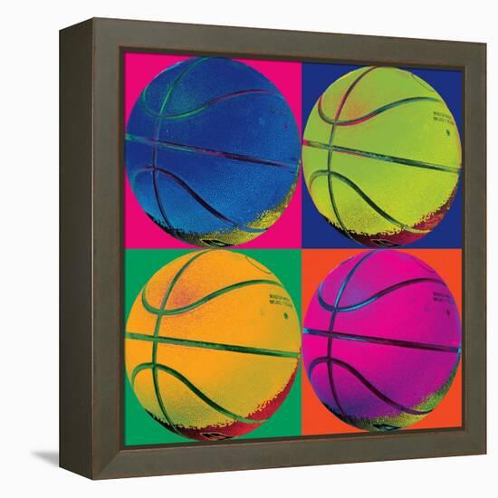 Ball Four-Basketball-Hugo Wild-Framed Stretched Canvas