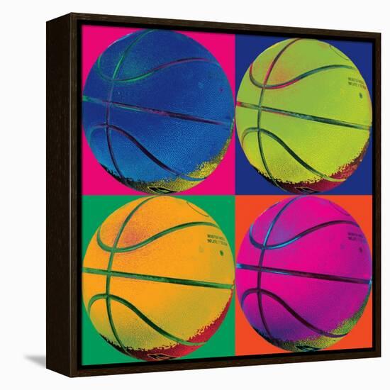 Ball Four-Basketball-Hugo Wild-Framed Stretched Canvas