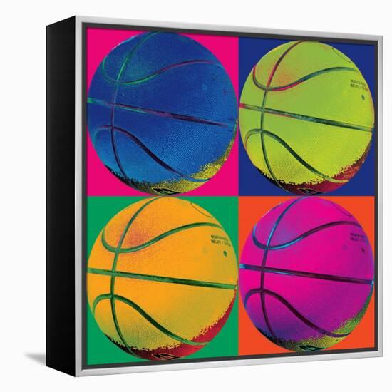 Ball Four-Basketball-Hugo Wild-Framed Stretched Canvas