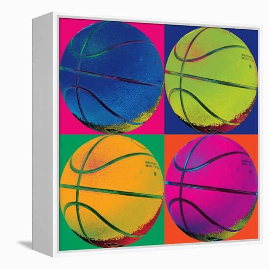 Ball Four-Basketball-Hugo Wild-Framed Stretched Canvas