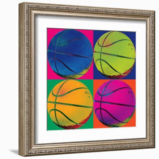 Ball Four-Basketball-Hugo Wild-Framed Art Print