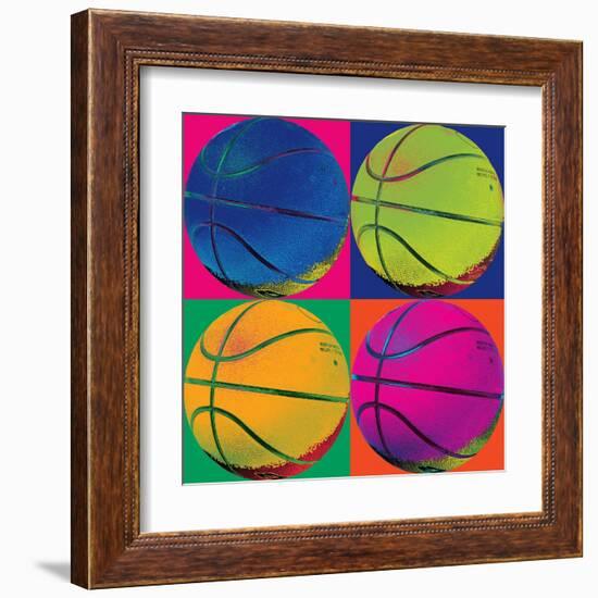 Ball Four-Basketball-Hugo Wild-Framed Art Print