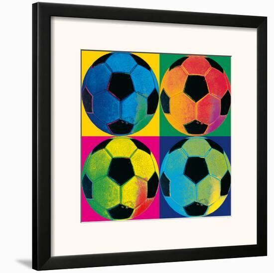 Ball Four: Soccer-null-Framed Art Print