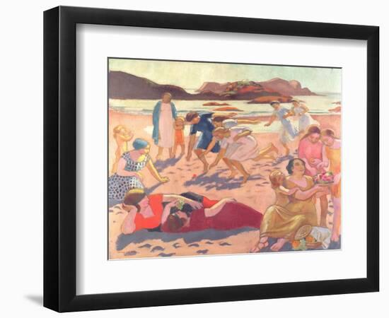 Ball Game on the Beach, 1922-Maurice Denis-Framed Giclee Print