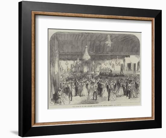 Ball Given by the Honourable Artillery Company at the Armoury, Finsbury-Charles Robinson-Framed Giclee Print